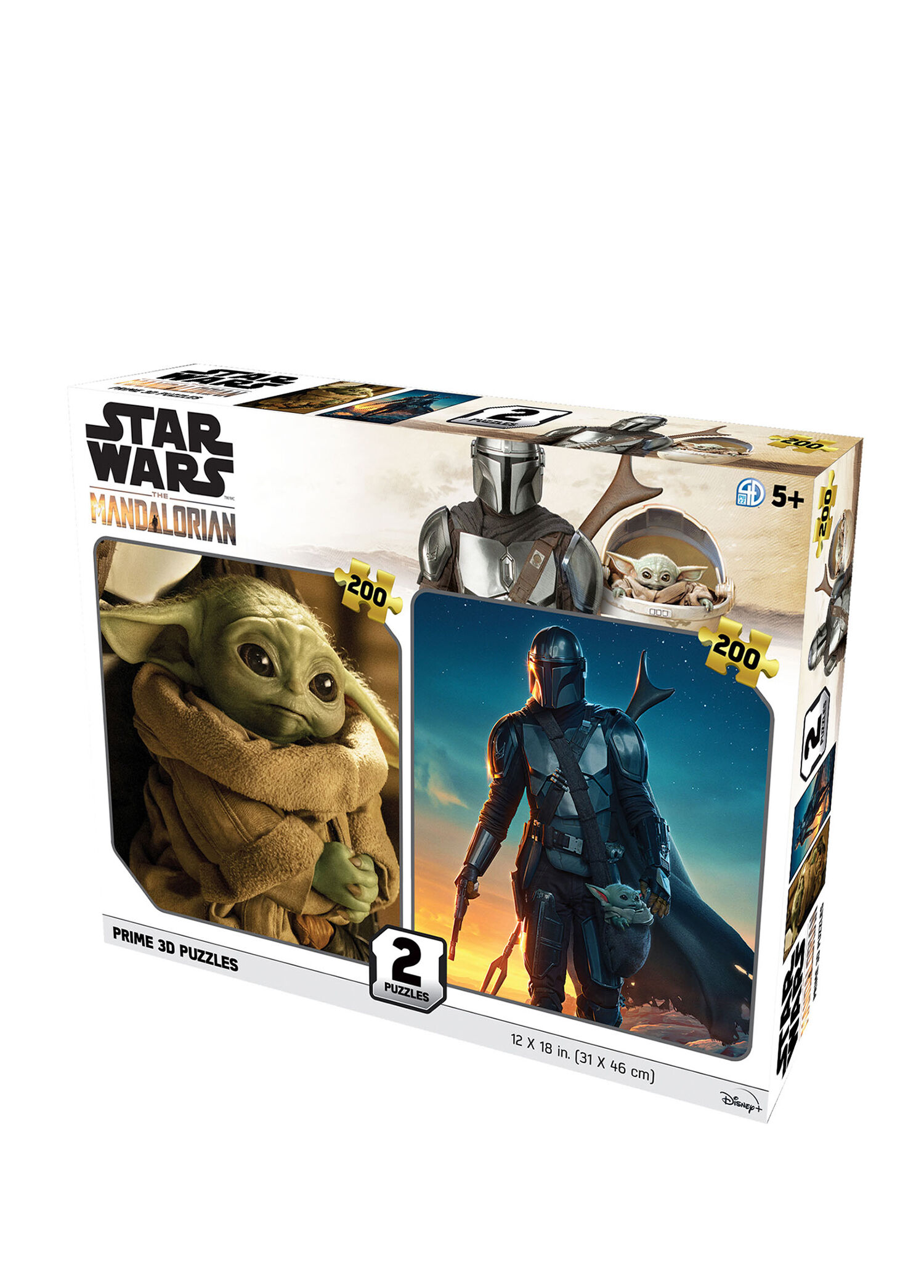 Star Wars The Mandalorian 200 Parça 3D İkili Puzzle