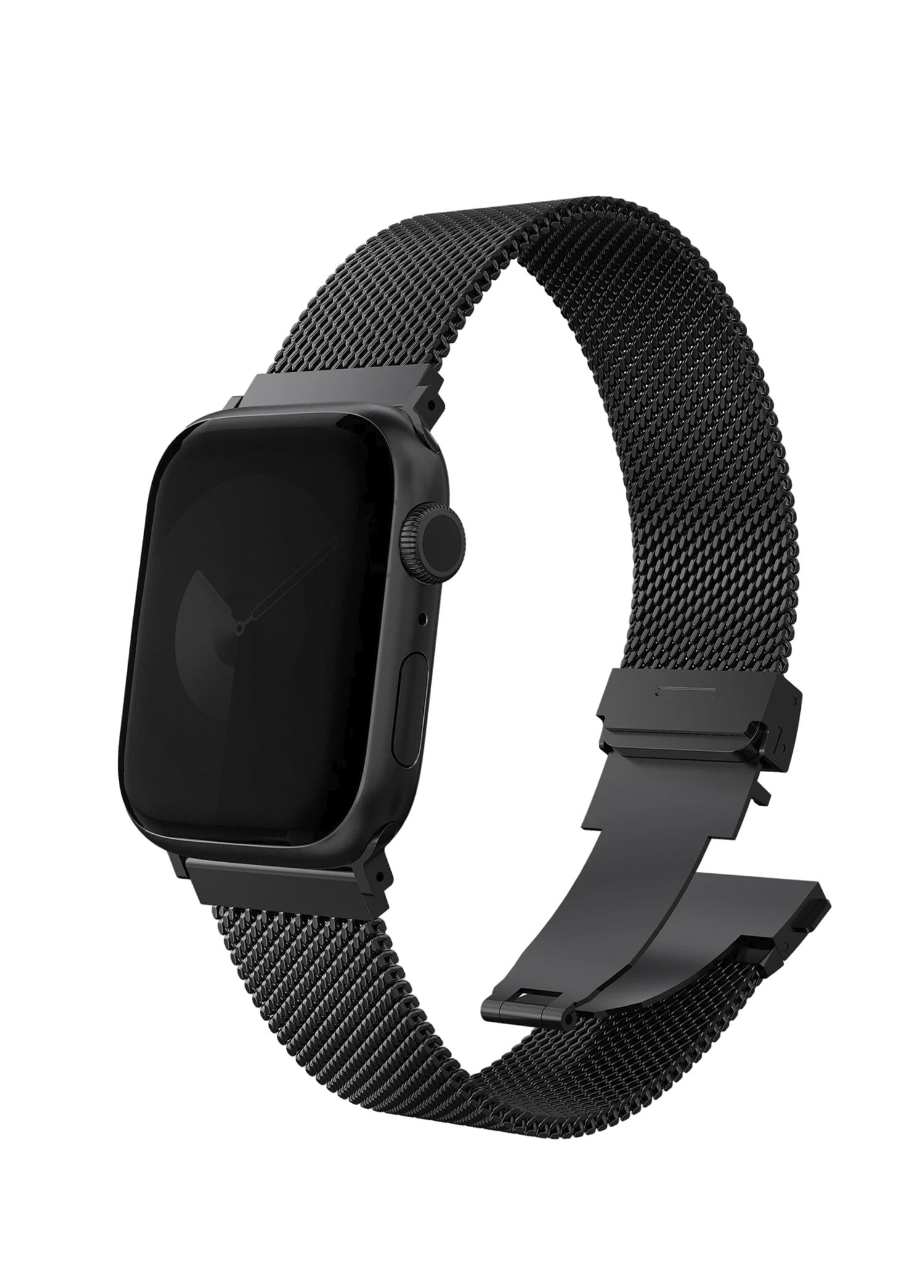 Dante Pro Watch 44/45/46/49 mm Siyah Çelik Örgü Akıllı Saat Kordon