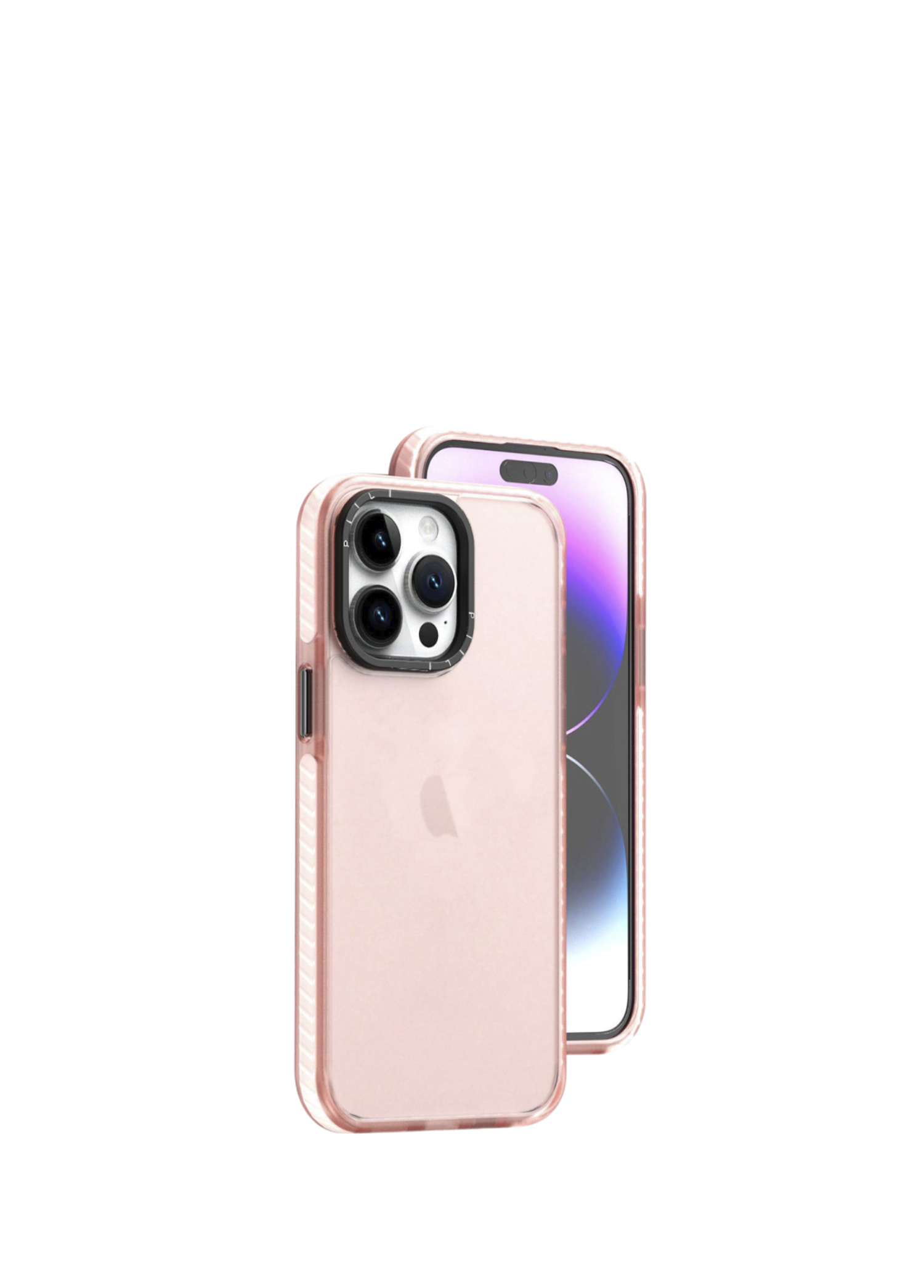 iPhone 14 Pro Max Pembe iKon Plastik Kılıf