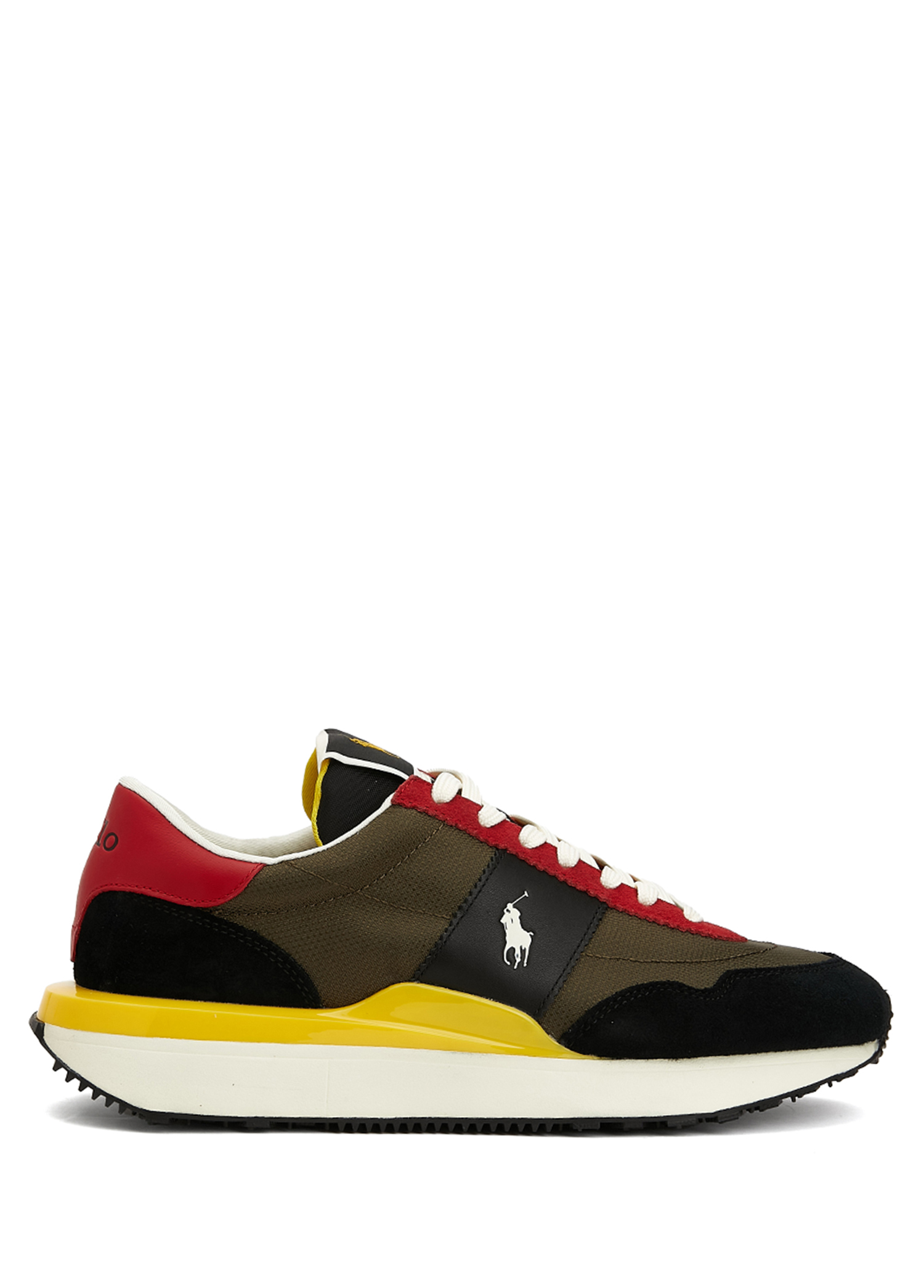 Colorblocked Erkek Deri Sneaker