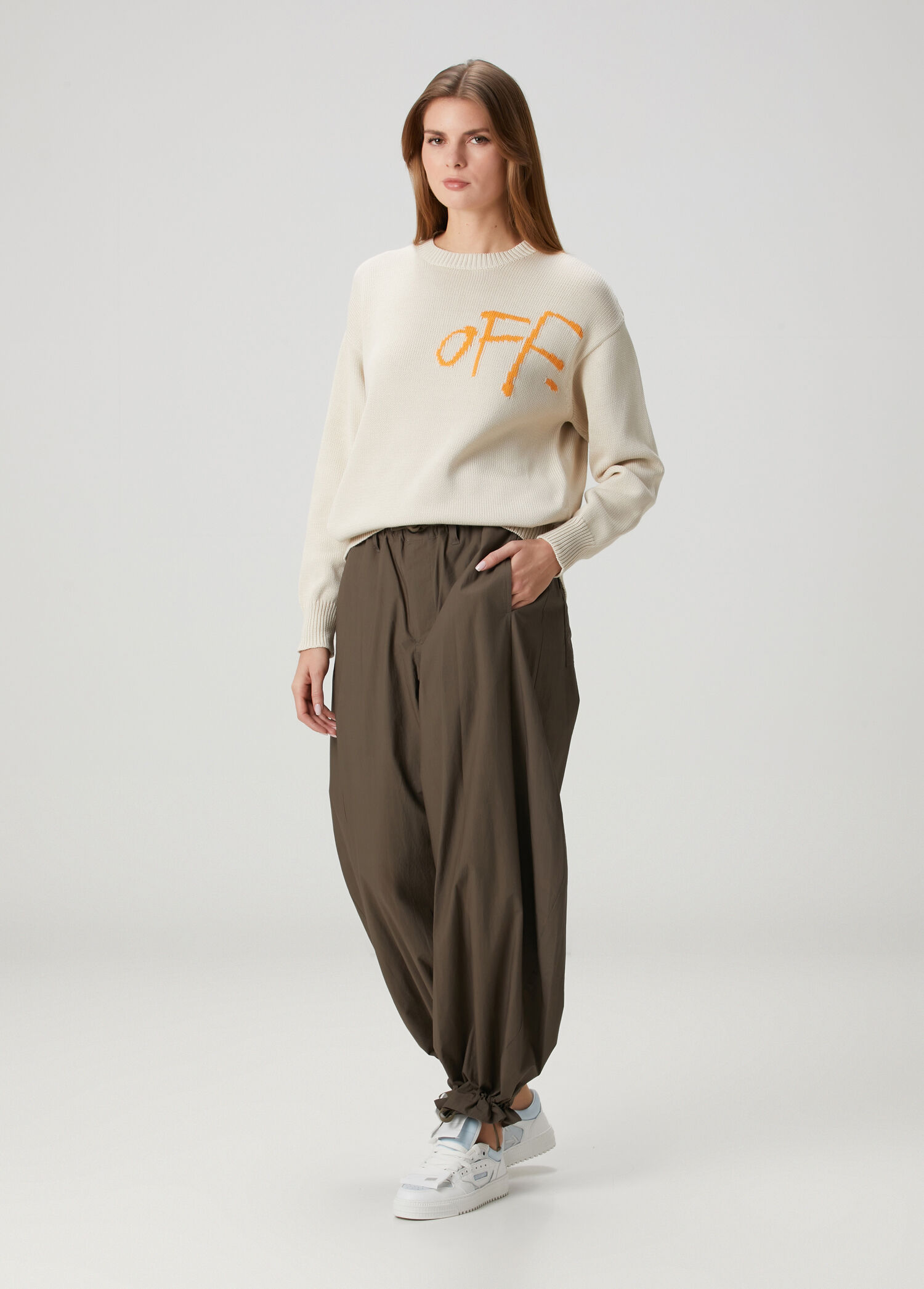 Off-White Ekru Kadın Ekru Kazak 1927936 | Beymen