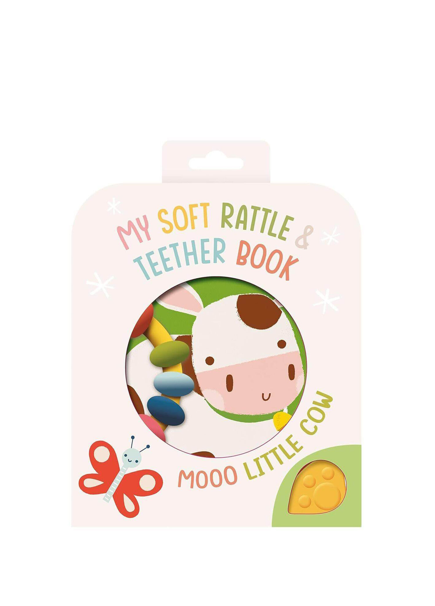 My Soft Rattle and Teether: Moo! Cow Çocuk Yabancı Dil Kitabı