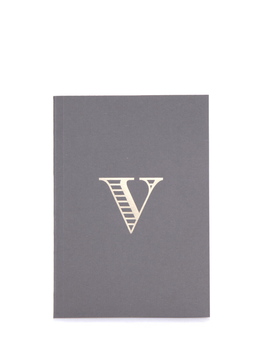 Monogram A5 Harf Baskılı Not Defteri