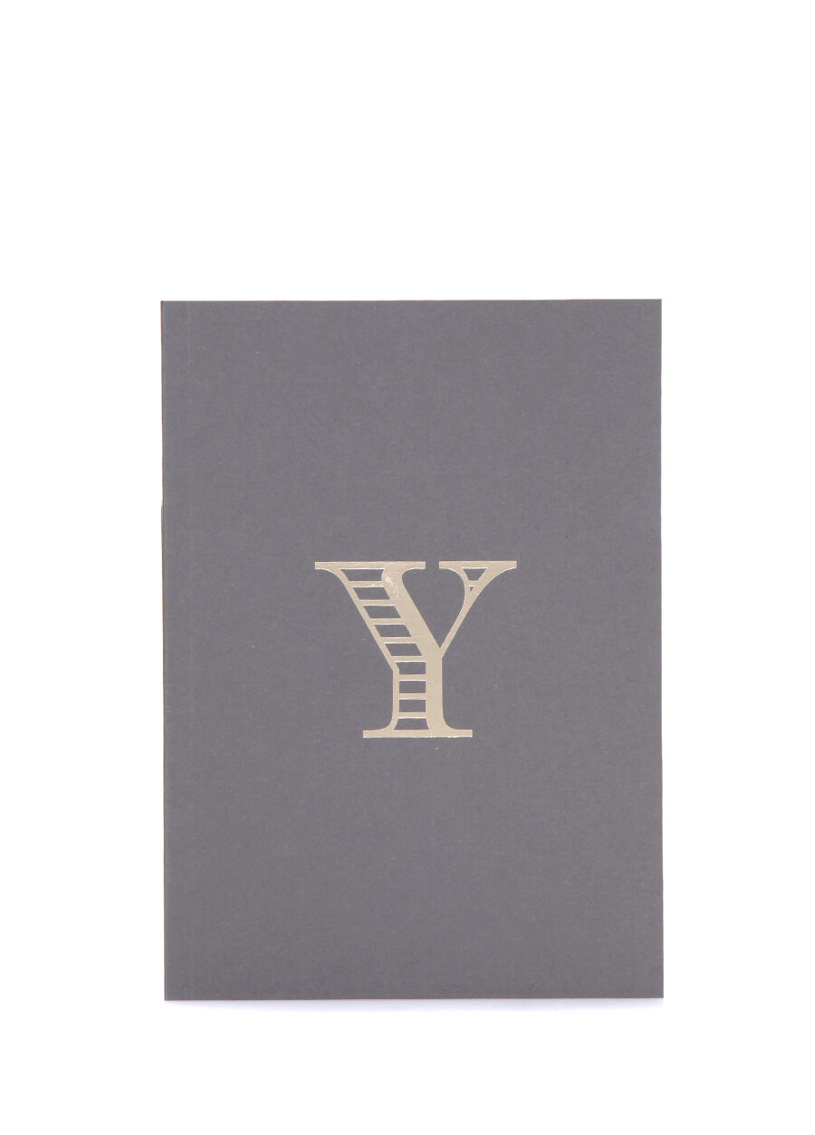 Monogram A5 Harf Baskılı Not Defteri