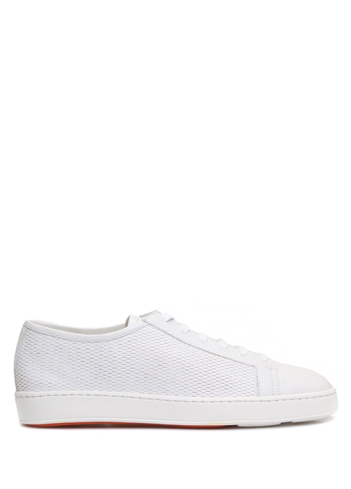 Santoni Sport Beyaz ERKEK Beyaz Dokulu Erkek Deri Sneaker 367573 Beymen Santoni Sport Beyaz ERKEK Beyaz Dokulu Erkek Deri Sneaker 367573 Beymen