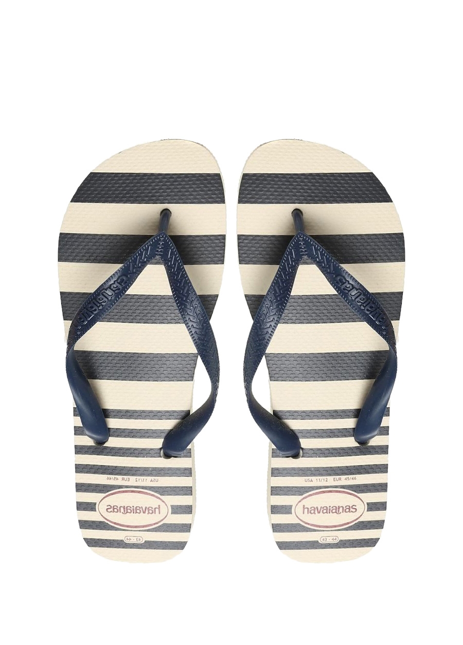 Beymen HAVAIANAS Retro Lacivert Beyaz Çizgili Erkek PlajTerliği. 1 Beymen HAVAIANAS Retro Lacivert Beyaz Çizgili Erkek PlajTerliği. 1