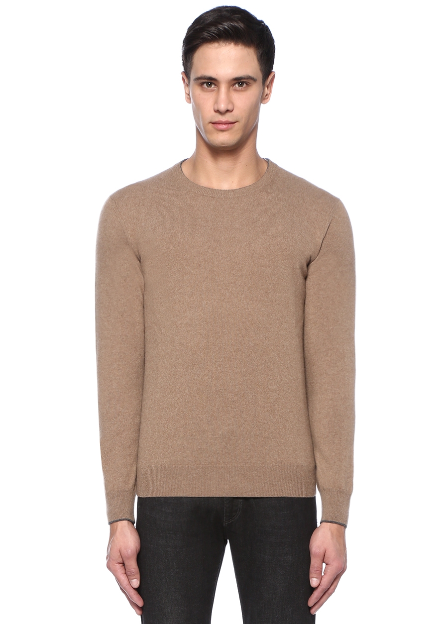 Beymen ALTEA X CASHMERE Bej Bisiklet Yaka Kaşmir Kazak. 1