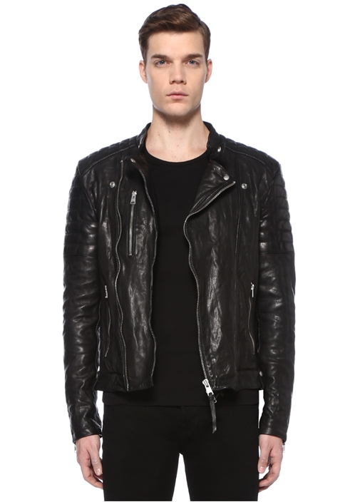 all saints sarls leather jacket