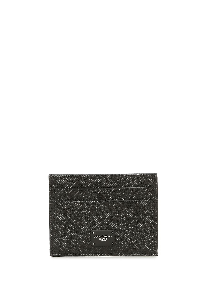 Beymen DOLCE&GABBANA Siyah Dokulu Erkek Deri Kartvizitlik. 1