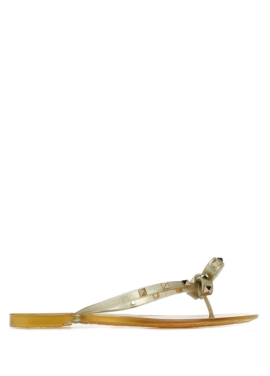 Beymen VALENTINO GARAVANI Rockstud Gold Fiyonk Detaylı Kadın PlajTerliği. 1