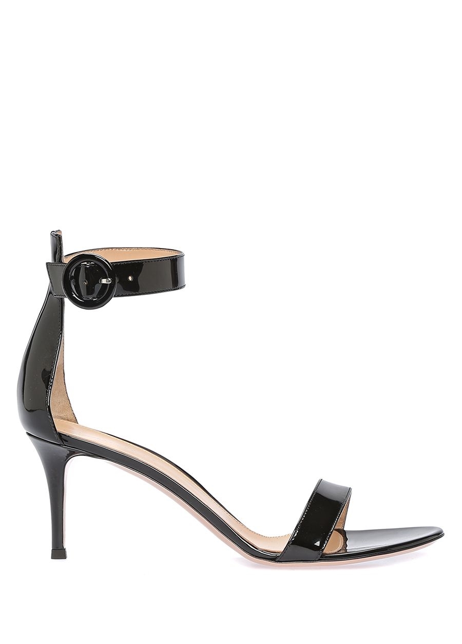 Beymen GIANVITO ROSSI Portofino 85 Siyah Kadın Deri Sandalet. 1