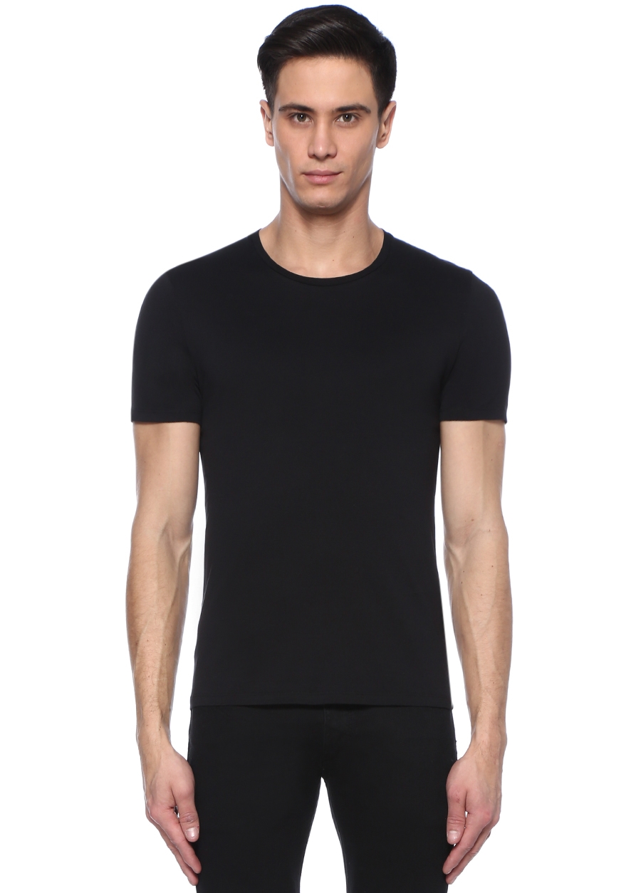 Beymen AMERICAN VINTAGE Siyah Bisiklet Yaka Basic T-shirt. 1