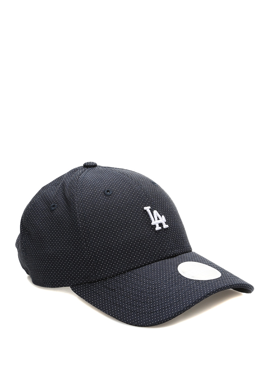 Beymen NEW ERA Los Angeles Nakışlı Lacivert Desenli Kadın Şapka. 1