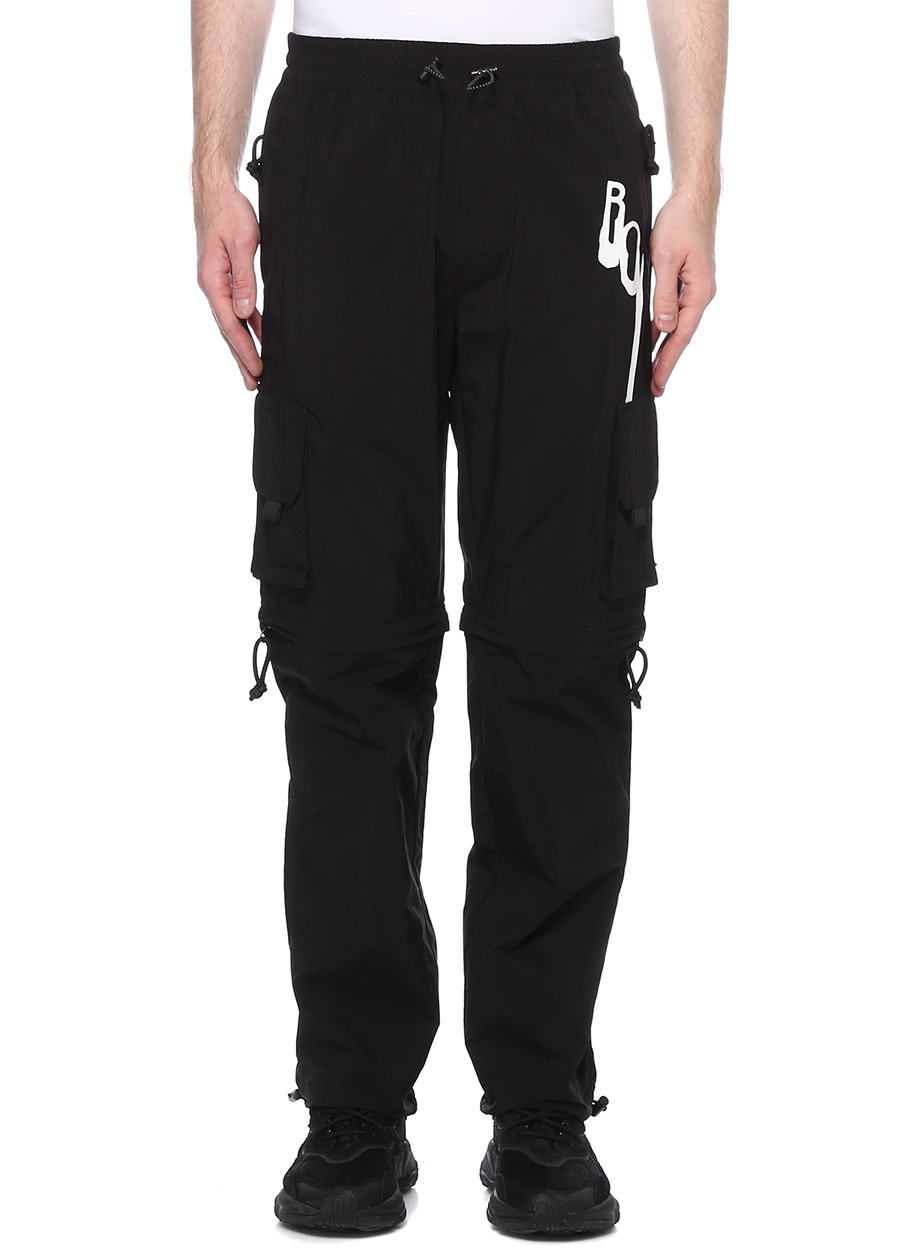Beymen BOY LONDON Siyah Logo Baskılı Cep Detaylı Pantolon. 1