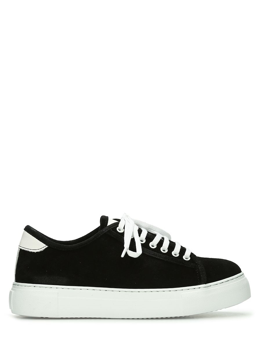 Beymen ACADEMIA Essential Siyah Beyaz Kadın Deri Sneaker. 1
