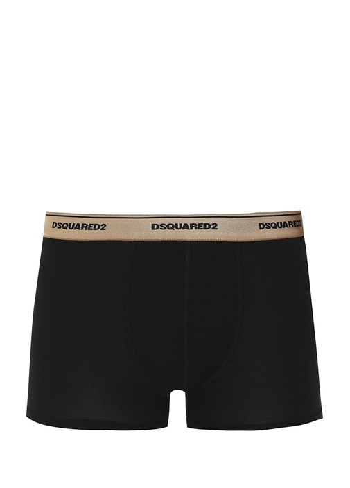 DSQUARED2 Siyah Logolu Erkek Boxer