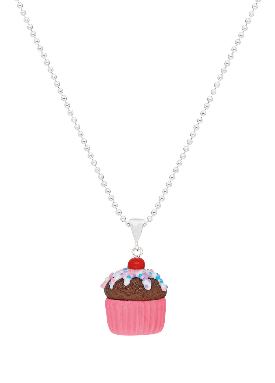 Cupcake Formlu Unisex Çocuk Kolye