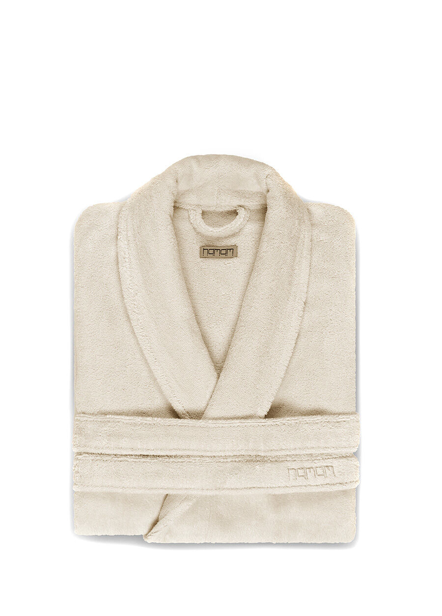 Pera Krem Unisex Bornoz