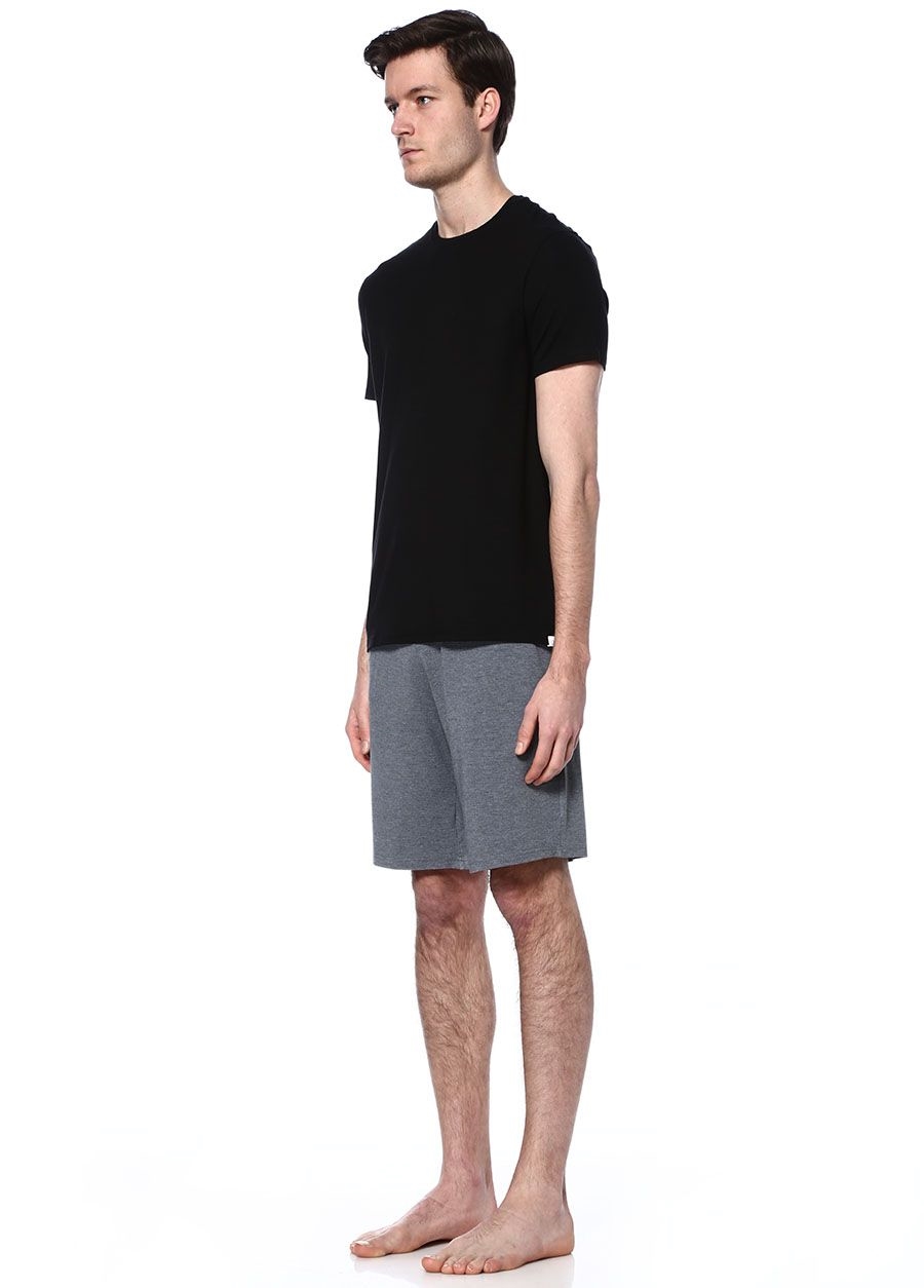 Beymen DEREK ROSE Siyah Bisikelt Yaka Basic T-shirt. 2