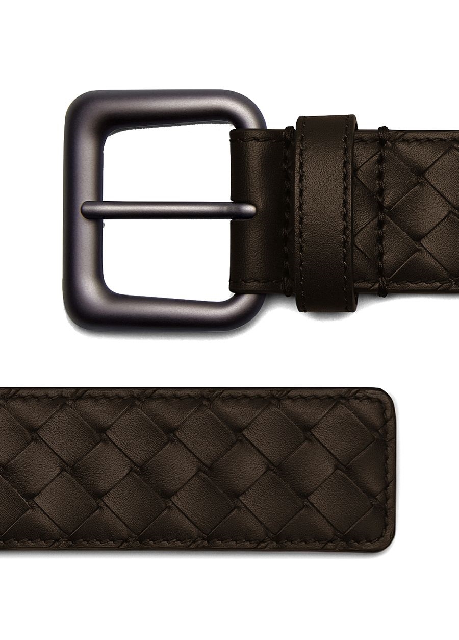 Beymen BOTTEGA VENETA Kahverengi Örgü Dokulu Erkek Deri Kemer. 2 Beymen BOTTEGA VENETA Kahverengi Örgü Dokulu Erkek Deri Kemer. 2
