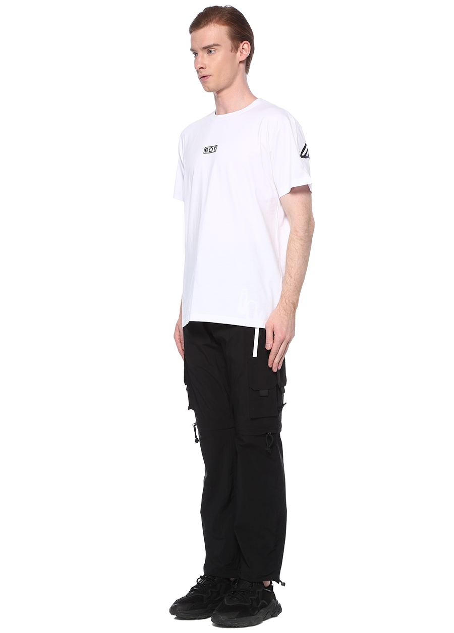 Beymen BOY LONDON Siyah Logo Baskılı Cep Detaylı Pantolon. 2