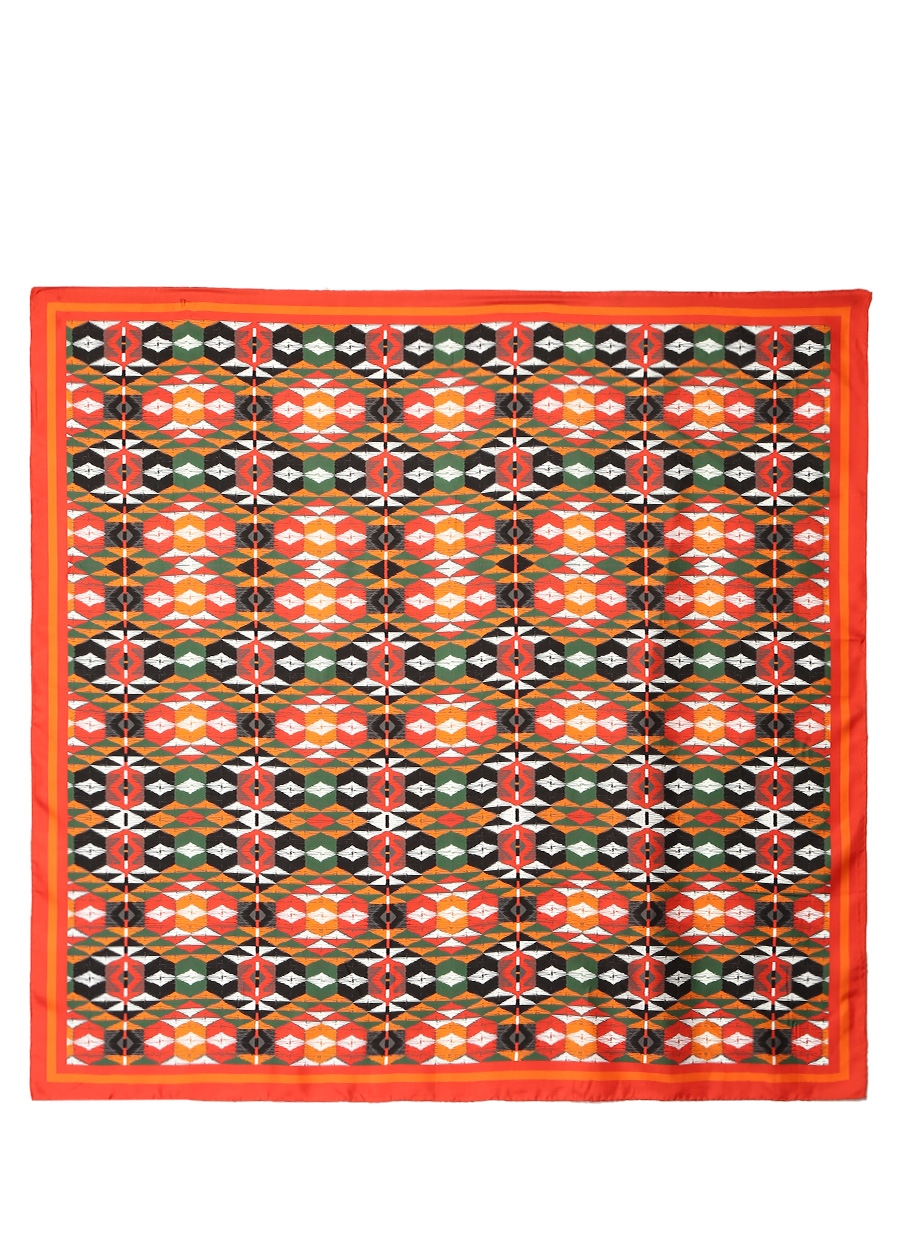 Beymen FREYA AND SHALA Colorblocked Etnik Desenli Kadın İpek Şal. 1 Beymen FREYA AND SHALA Colorblocked Etnik Desenli Kadın İpek Şal. 1