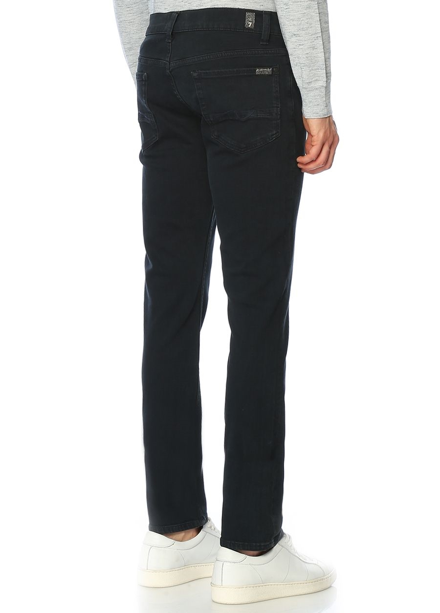 Beymen 7 FOR ALL MANKIND Lacivert Dar Paça Jean Pantolon. 3