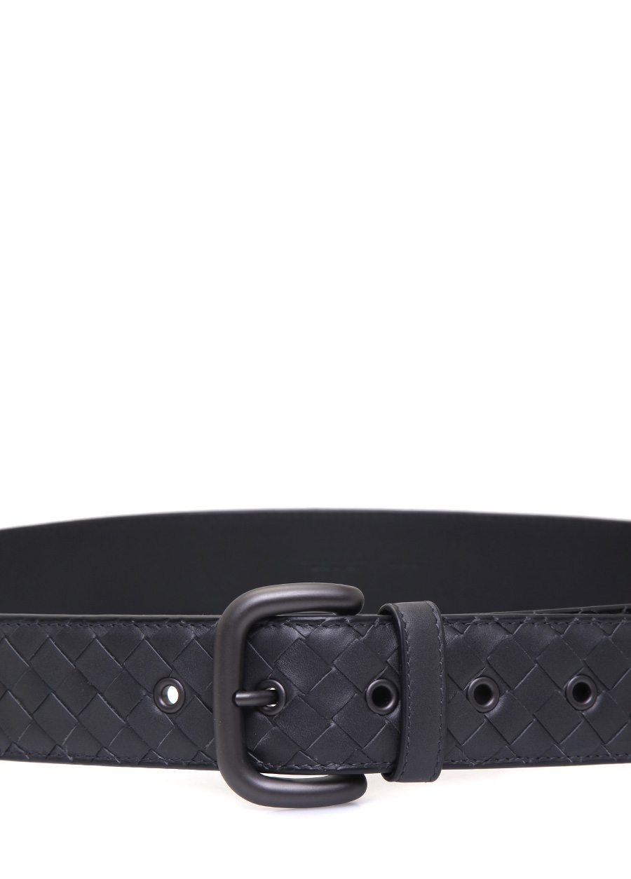 Beymen BOTTEGA VENETA Gri Örgü Dokulu Erkek Deri Kemer. 2 Beymen BOTTEGA VENETA Gri Örgü Dokulu Erkek Deri Kemer. 2