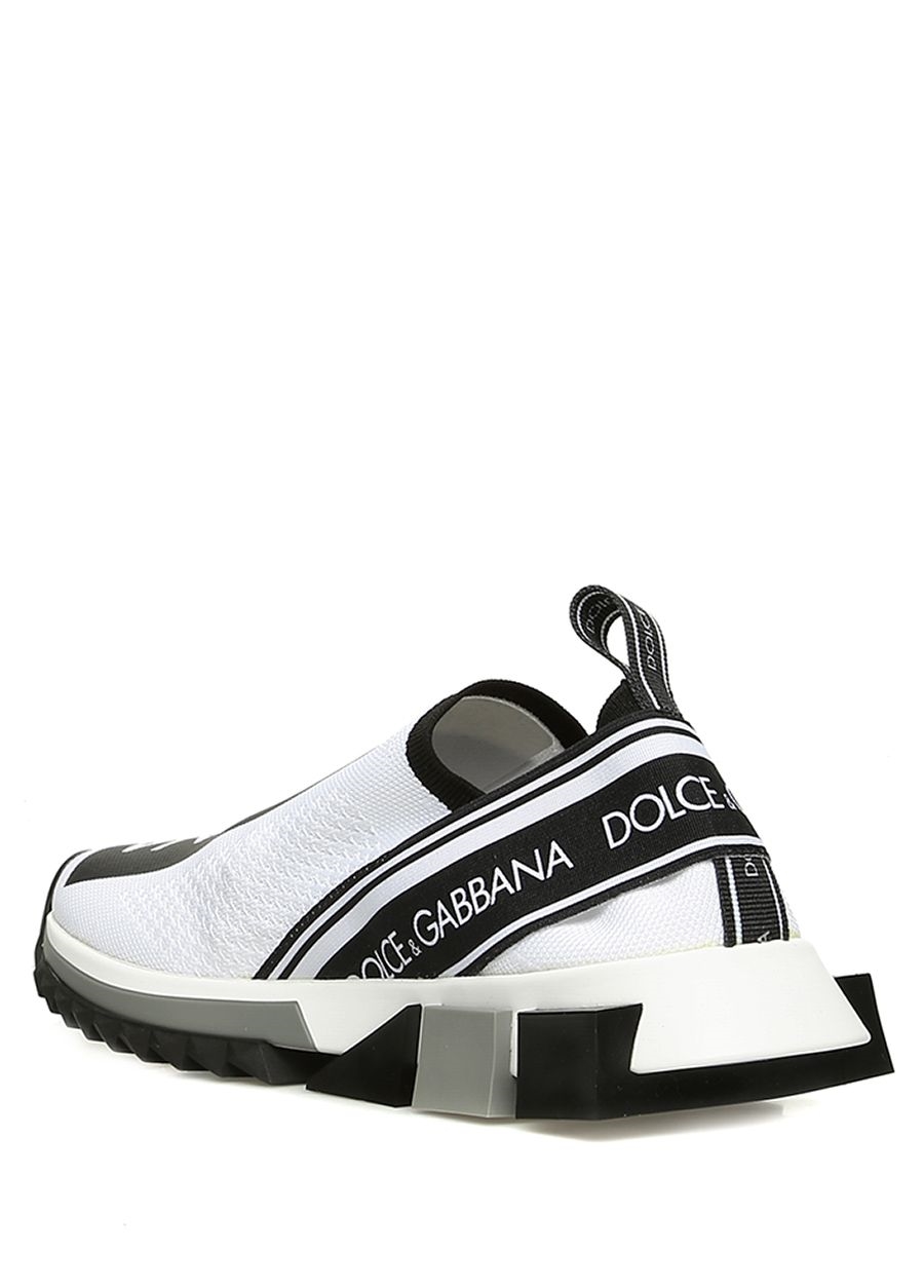 Beymen DOLCE&GABBANA Sorrento Siyah Beyaz File Dokulu Kadın Sneaker. 2