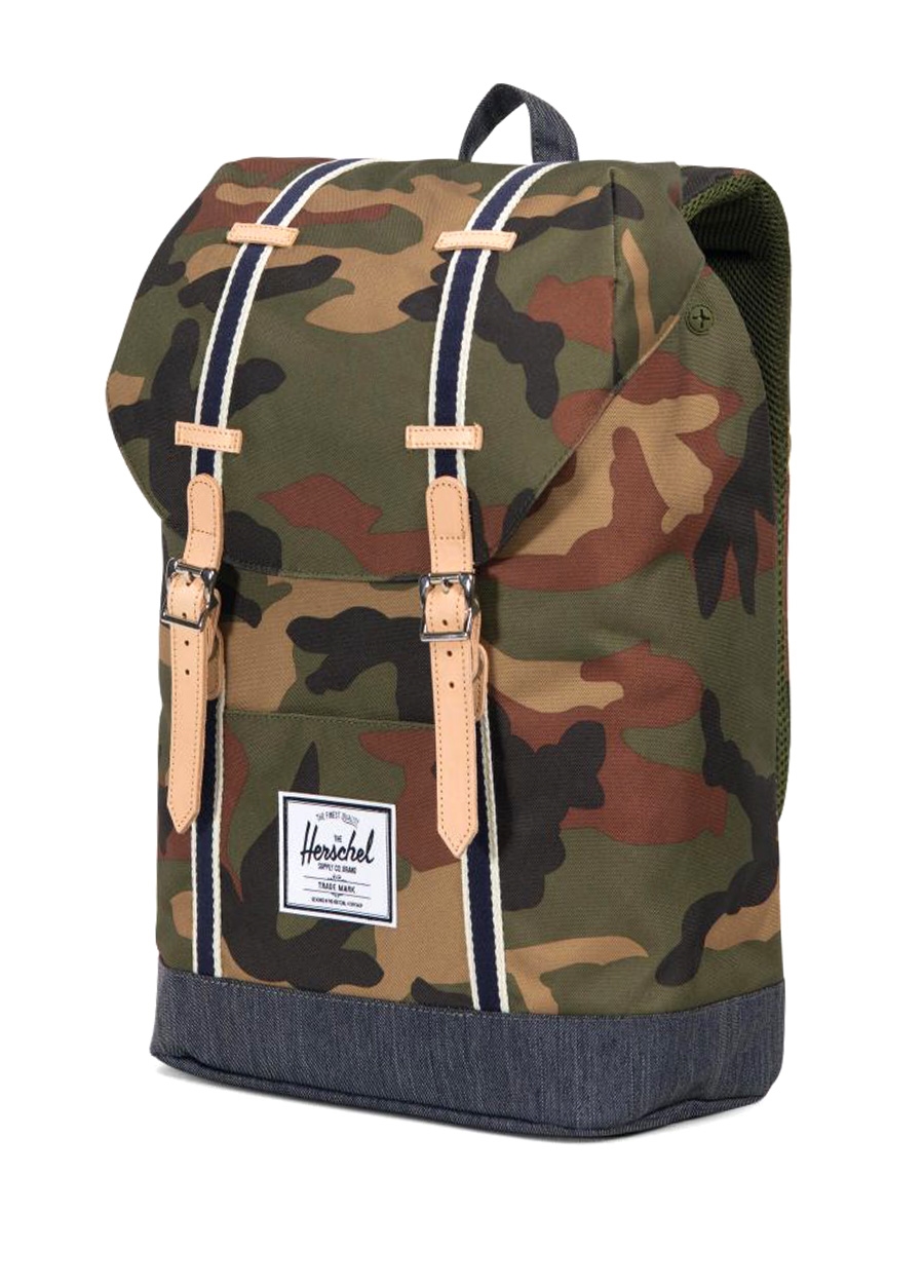 Beymen HERSCHEL Retreat Kamuflajlı Logolu Erkek Sırt Çantası. 3
