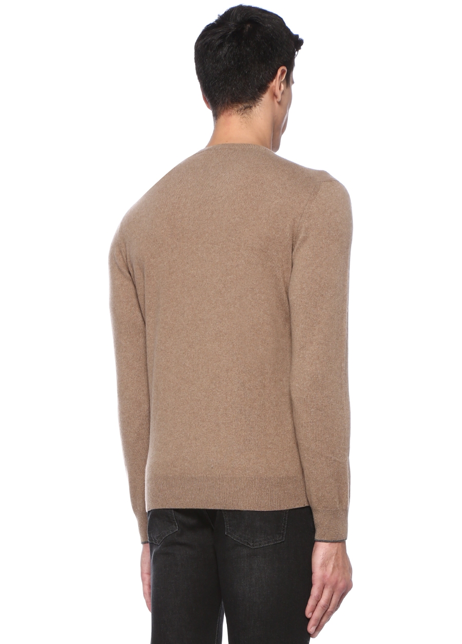Beymen ALTEA X CASHMERE Bej Bisiklet Yaka Kaşmir Kazak. 3