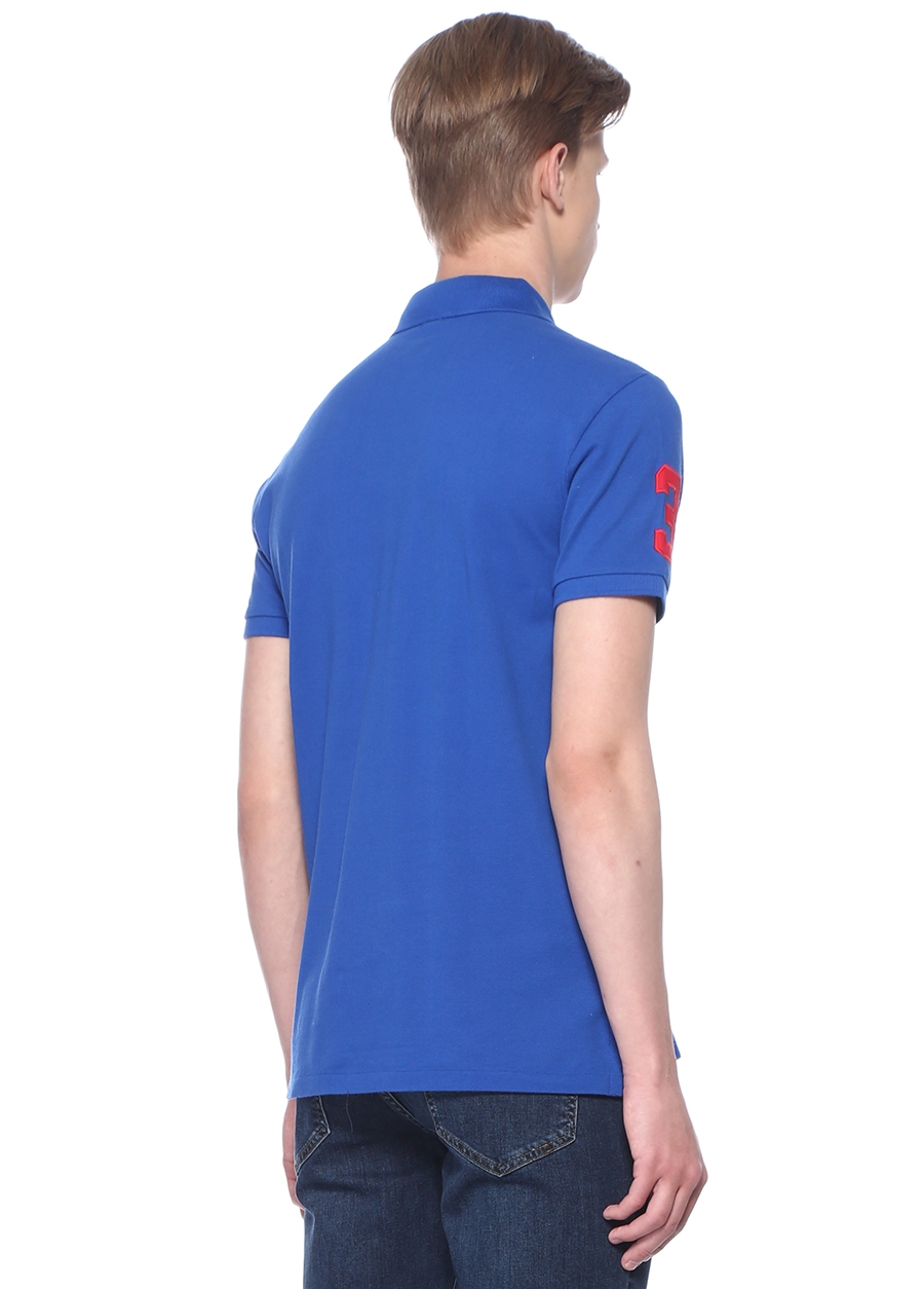 Beymen POLO RALPH LAUREN Custom Slim Fit Lacivert Polo Yaka Logolu T-shirt. 3