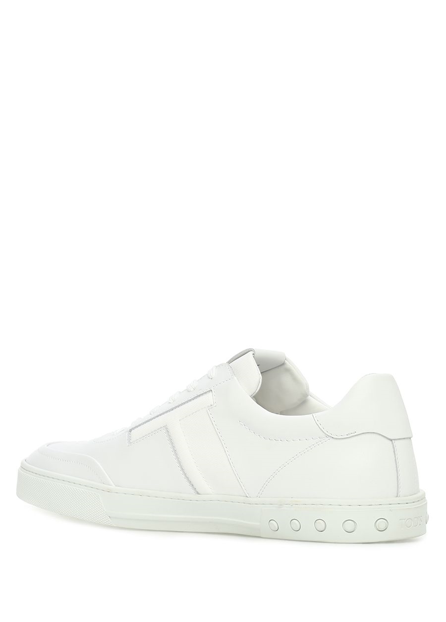 Beymen TOD'S Beyaz Logolu Erkek Deri Sneaker. 2