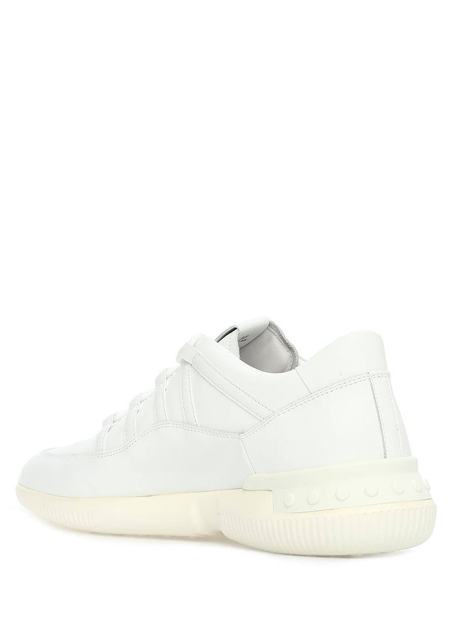 Beymen TOD'S Beyaz Logolu Erkek Deri Sneaker. 2