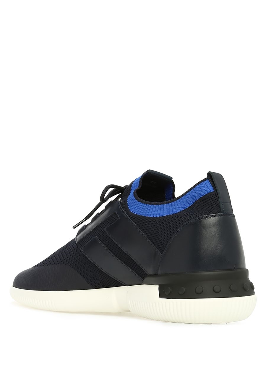 Beymen TOD'S Lacivert File Dokulu Logolu Erkek Deri Sneaker. 2
