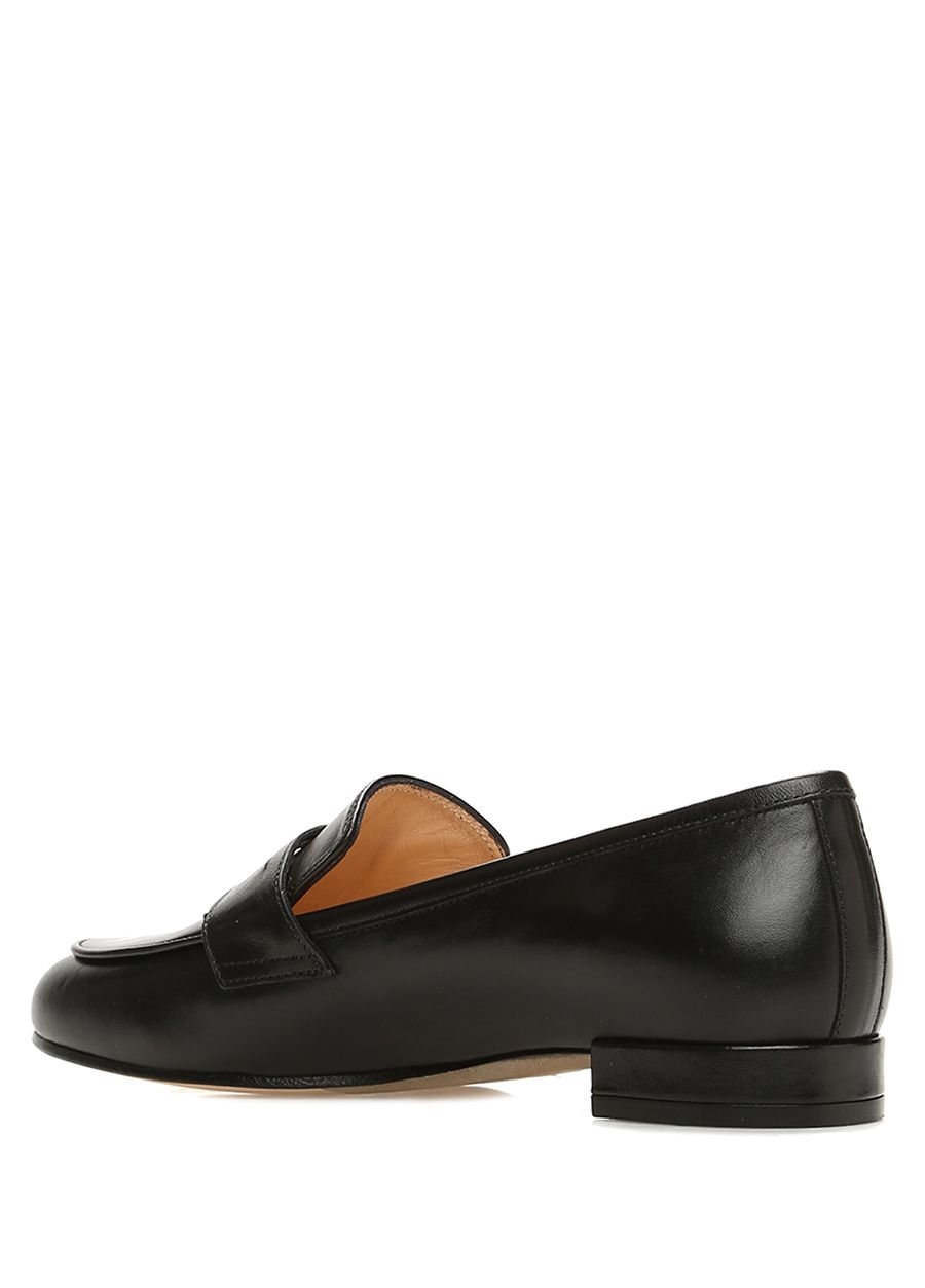 Beymen BEYMEN COLLECTION Siyah Bant Detaylı Kadın Deri Loafer. 2