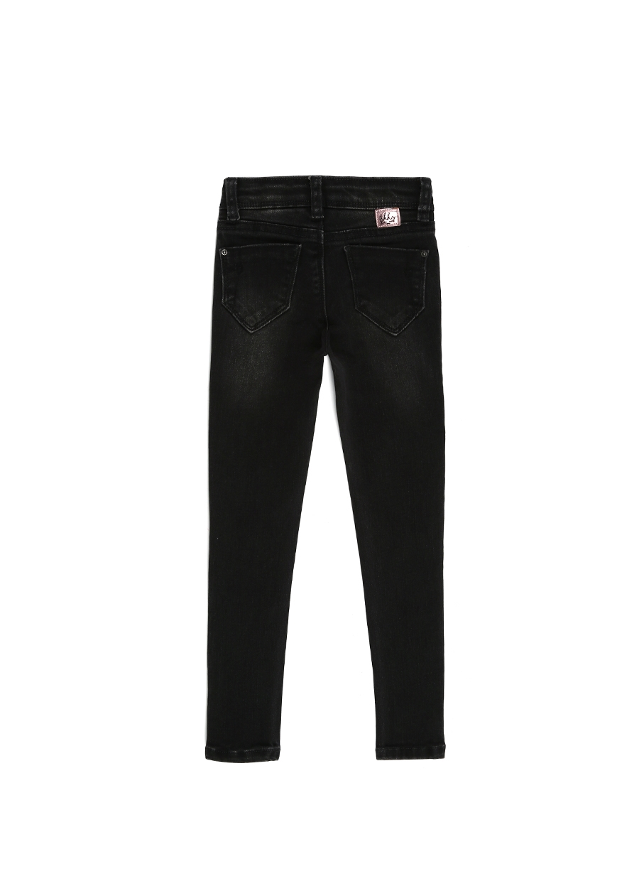 Beymen IKKS Siyah Pembe Fular Detaylı Kız Çocuk Jean Pantolon. 2 Beymen IKKS Siyah Pembe Fular Detaylı Kız Çocuk Jean Pantolon. 2