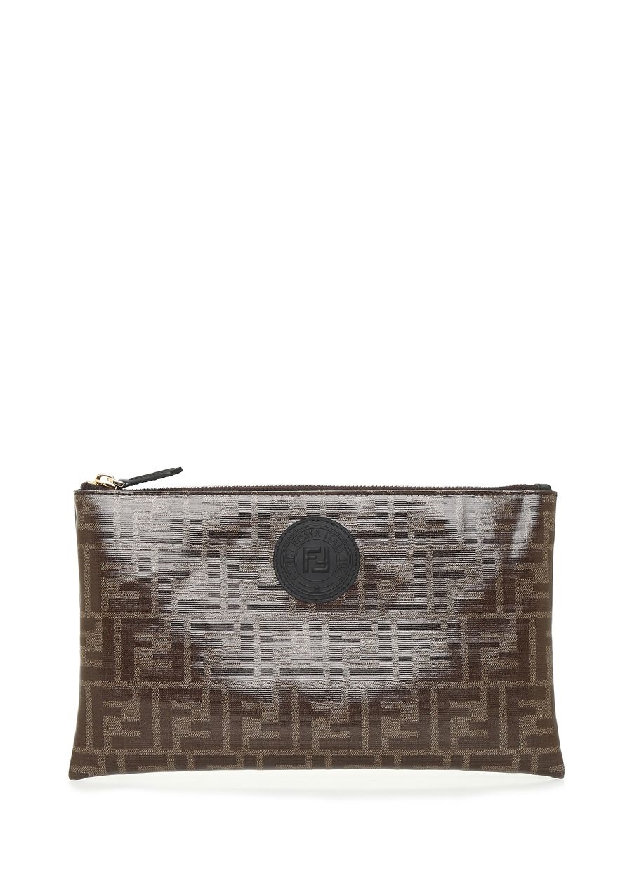 Beymen FENDI Medium Kahverengi Logolu Kadın El Portföyü. 1 Beymen FENDI Medium Kahverengi Logolu Kadın El Portföyü. 1