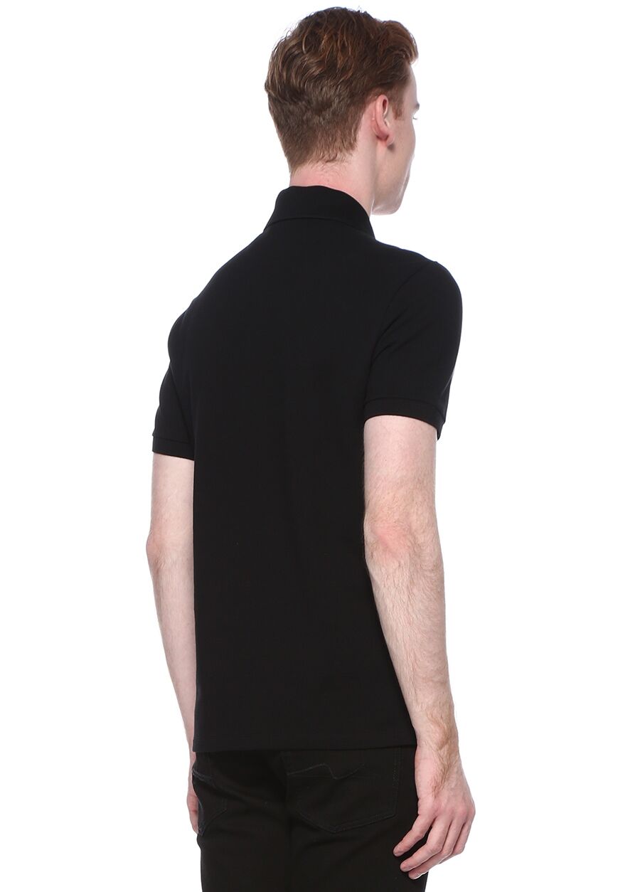 Beymen VALENTINO Vring Siyah Polo Yaka T-shirt. 3