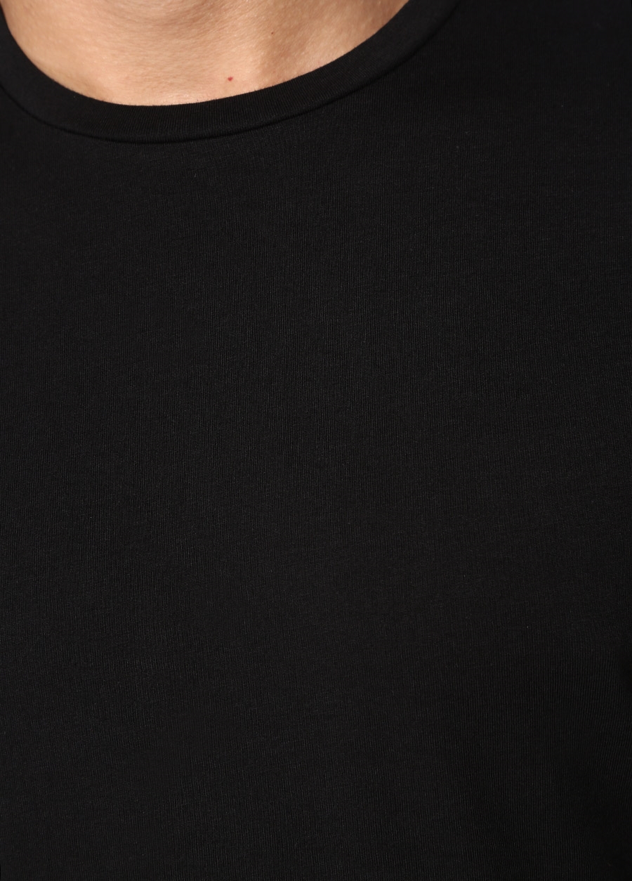 Beymen BEYMEN COLLECTION Siyah Bisiklet Yaka Basic T-shirt. 4