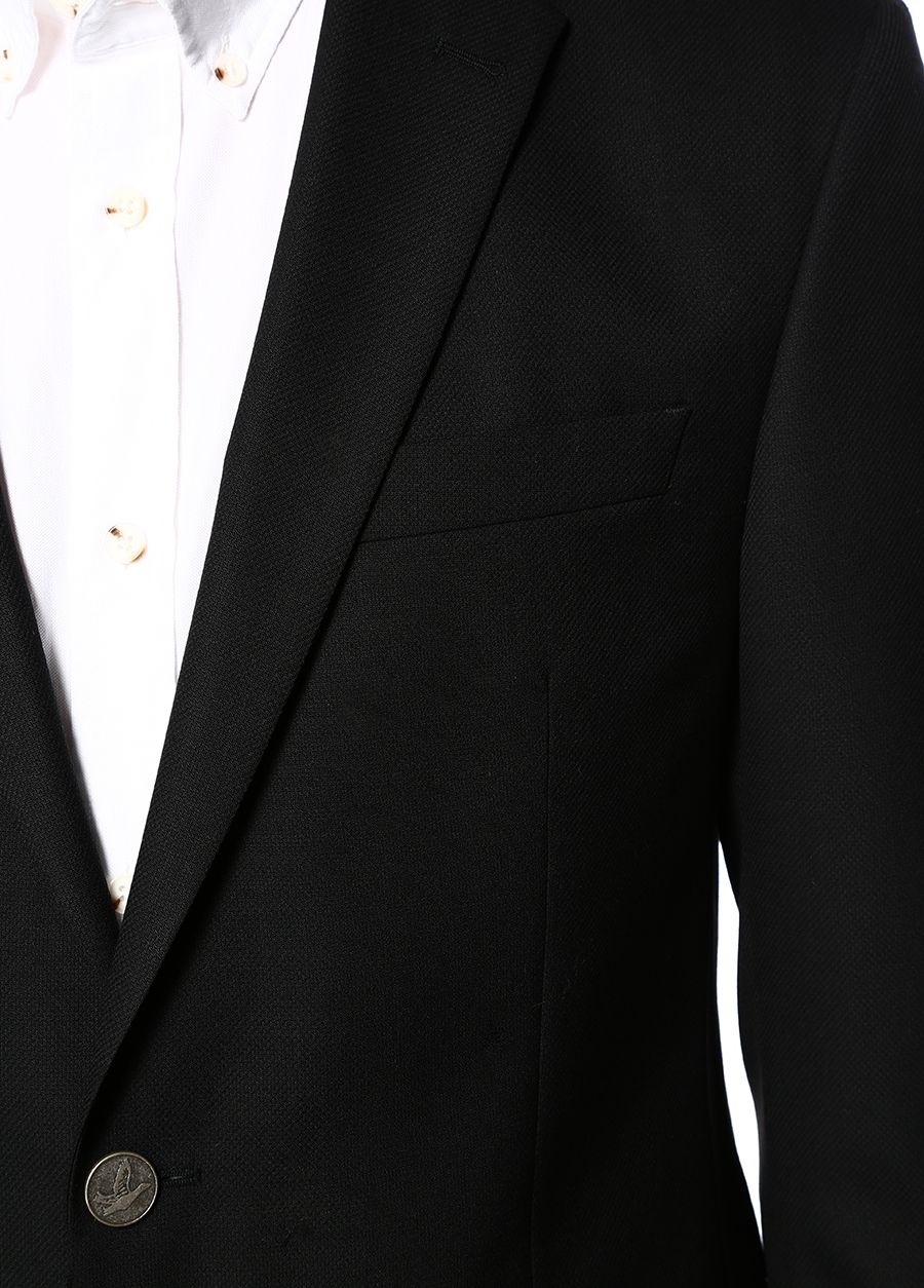 Beymen BEYMEN CLUB Siyah Dokulu Blazer Ceket. 4