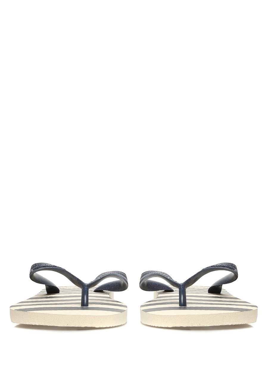 Beymen HAVAIANAS Retro Lacivert Beyaz Çizgili Erkek PlajTerliği. 4