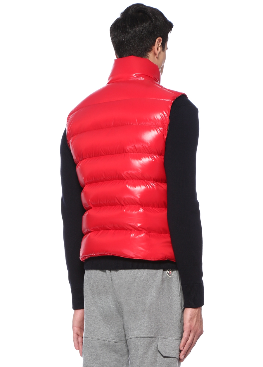 Beymen MONCLER Tib Kırmızı Logolu Puff Yelek. 4