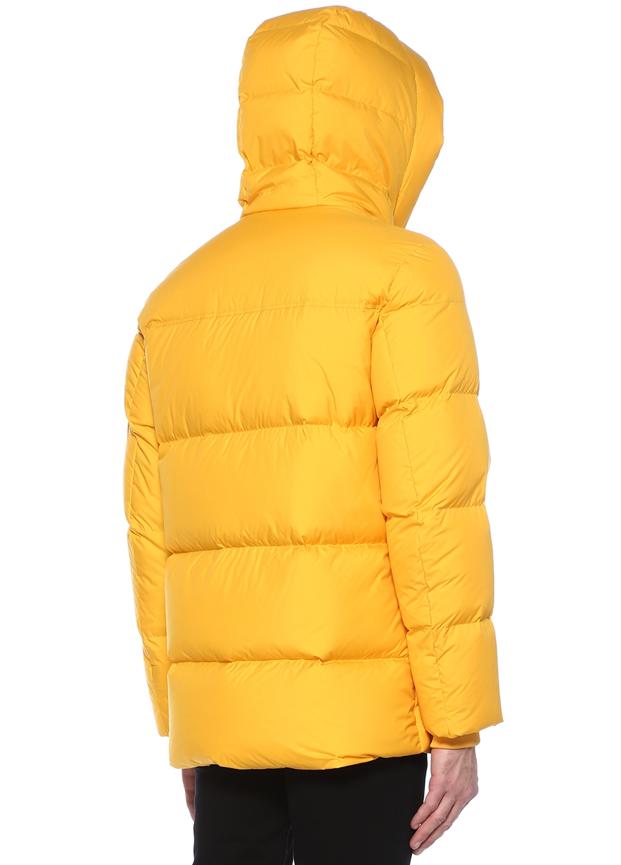 Beymen WOOLRICH Sierra Supreme Sarı Kapüşonlu Puff Mont. 4