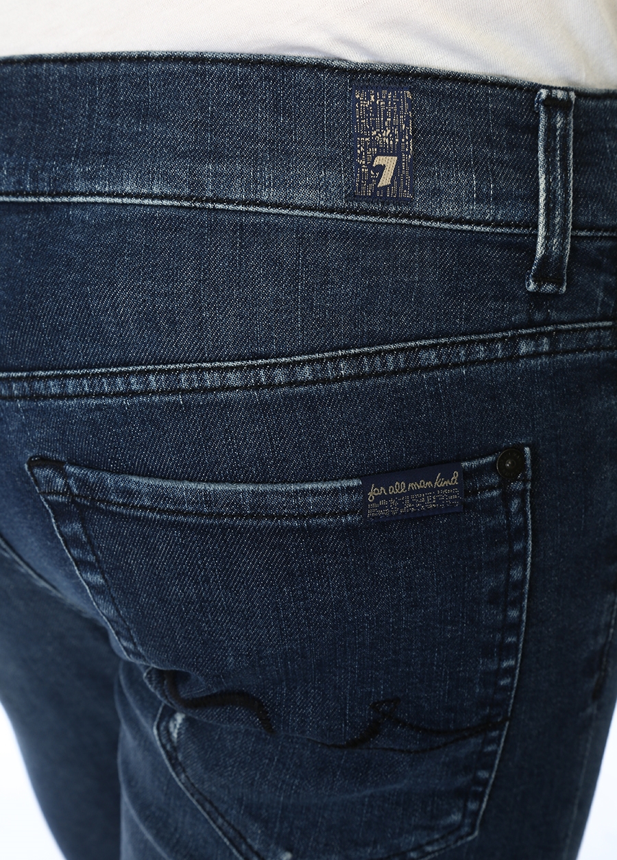Beymen 7 FOR ALL MANKIND Ronnie Skinny Fit Lacivert Jean Pantolon. 4