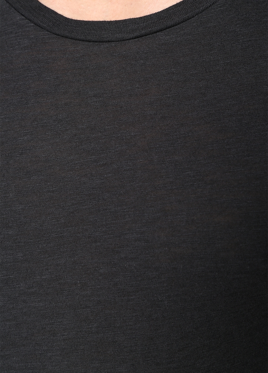 Beymen AMERICAN VINTAGE Jacksonville Antrasit Bisiklet Yaka T-shirt. 4