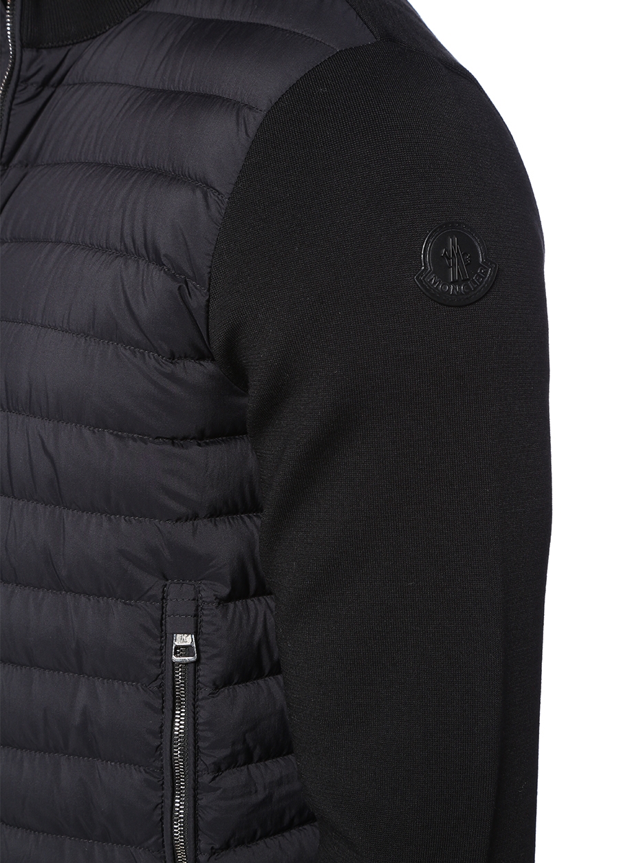 Beymen MONCLER Siyah Logolu Garnili Puff Mont. 4