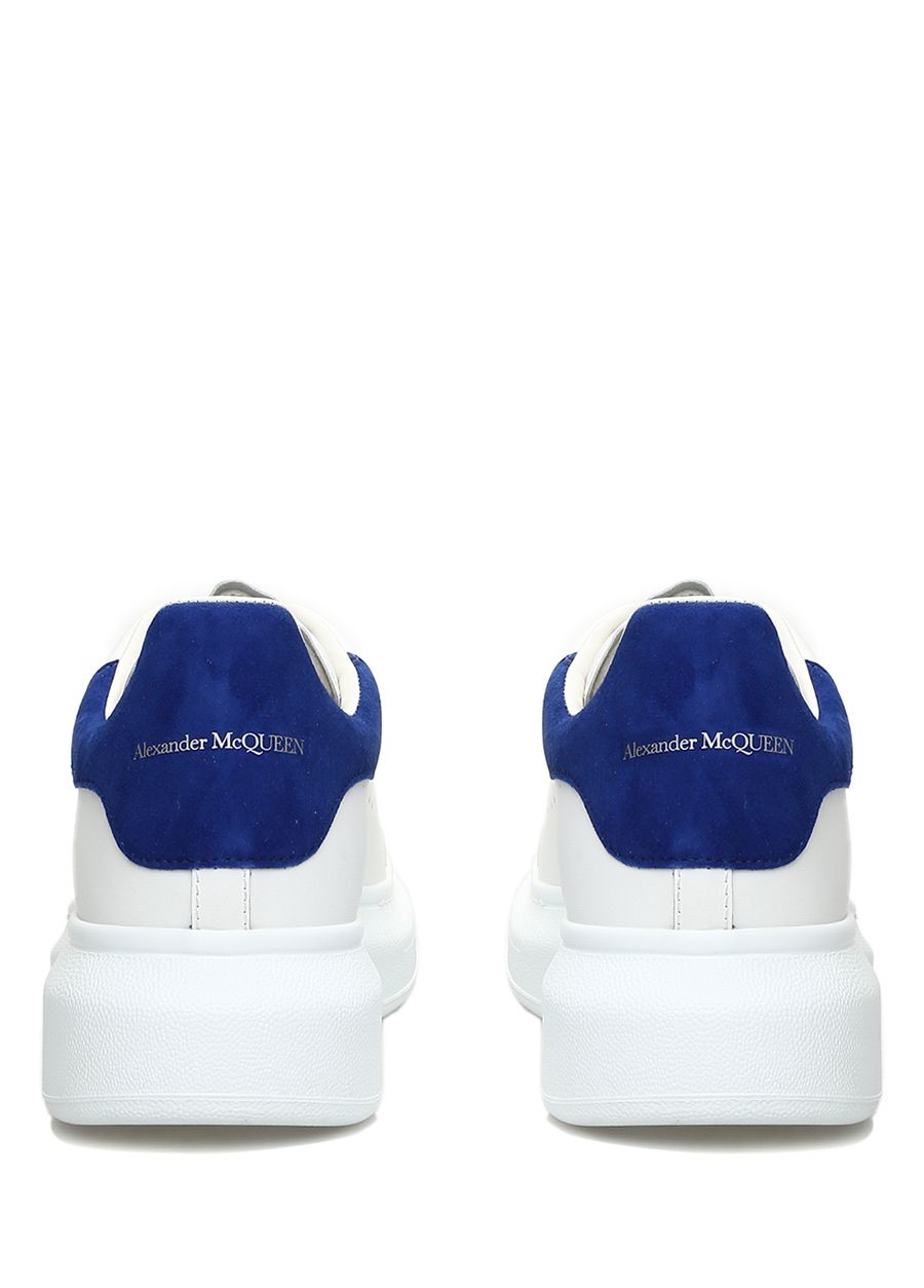 Beymen ALEXANDER MCQUEEN Oversize Beyaz Mavi Kadın Deri Sneaker. 4