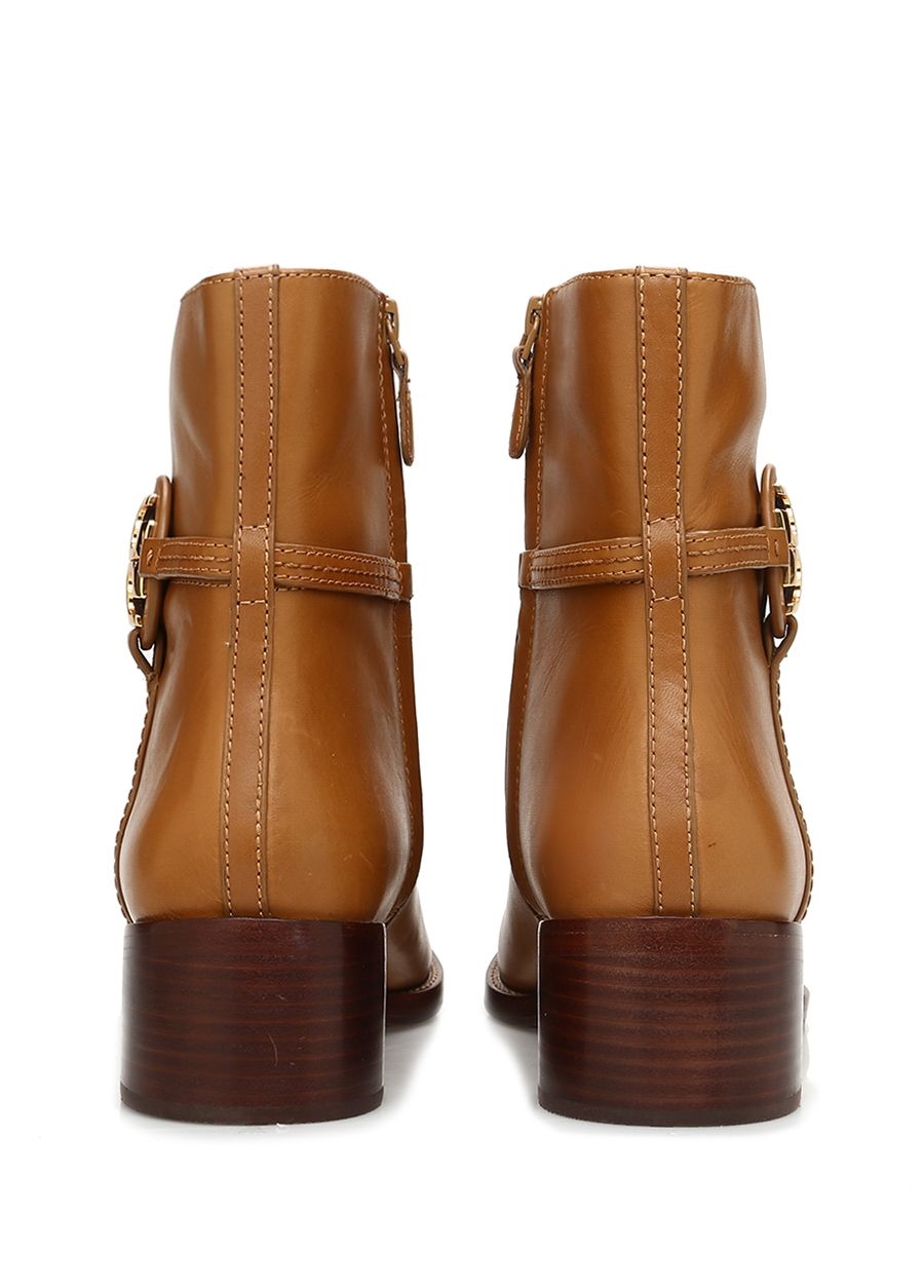 Beymen TORY BURCH Miller Taba Gold Logolu Kadın Deri Bot. 4