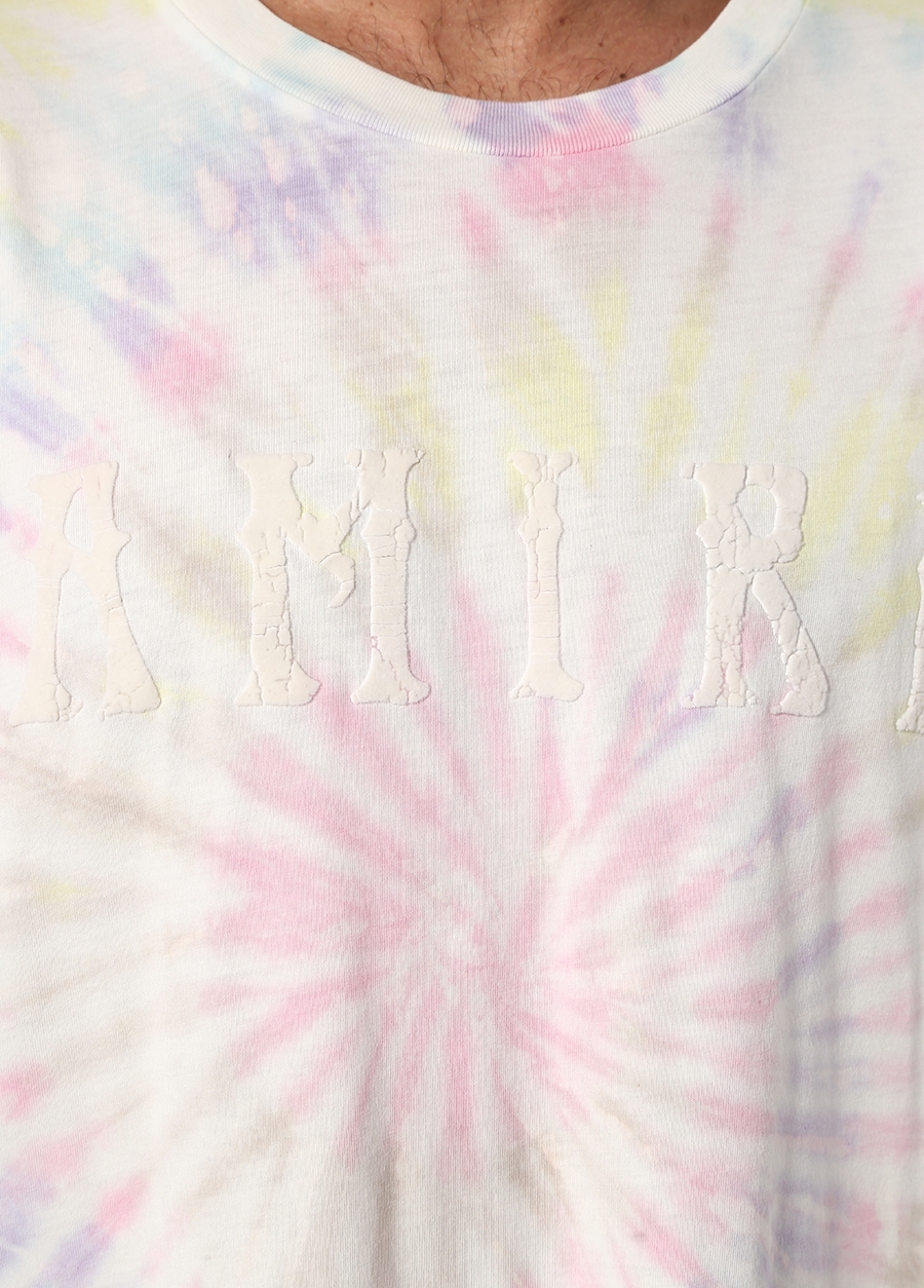 Beymen AMIRI Colorblocked Batik Desenli Logo Nakışlı T-shirt. 4